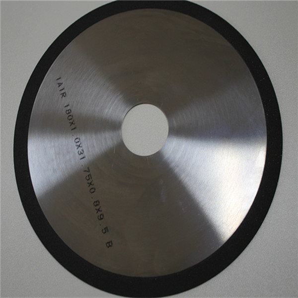 Resin bond dicing blades with steel core